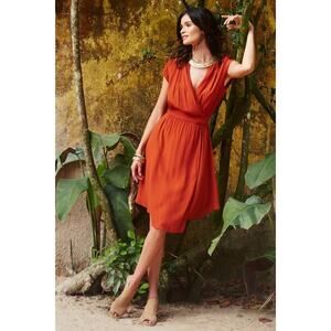 Anthropologie Maeve Noronha Wrap Dress